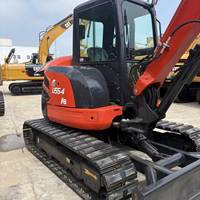Miniexcavadora Kubota U55-4 usada de alta calidad, excelente excavadora de 5 toneladas, máquina coreana en venta