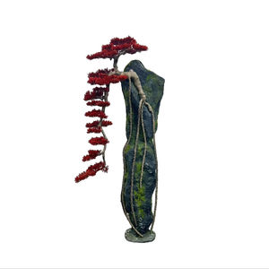 หินไฟเบอร์กลาสหน้าผาแดงไซเปรสจำลองสวนหินจำลองทิวทัศน์ไฟเบอร์กลาสแบบไม่สม่ำเสมอ - Product Image 1