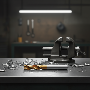 Broca helicoidal HSS Co de 11.5 mm con revestimiento de TiN autocentrante para perforación de metal - Product Image 3