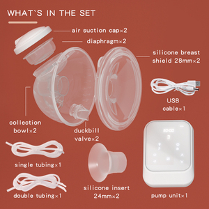 Anly <span class=keywords><strong>Kiss</strong></span> accetta la produzione di alimentazione del bambino esclusivo tiralatte elettrico indossabile a mani libere doppio indolore - Product Image 6