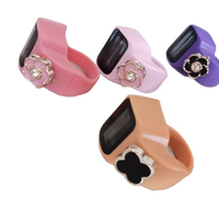 Fabricant de compteurs de prières lumineux en strass de style bague pour musulmans, modèles de bague Tasbeeh Zikr 8017 et 8016