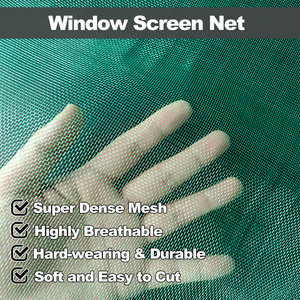 Pantalla de ventana de insectos, mosquitera, mosquitera, blanco puro y translucidez, 50/80/93gsm - Product Image 4