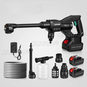 500W 1500mah Cordless Portable High Pressure <b>Car</b> <b>Washer</b> Washing Cleaner Machine Water Gun - Product Image 1