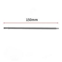 Embout de tournevis électrique à tête cruciforme Phillips PH1 PH2, tige de 4 mm, longueur de 150 mm, en acier S2, magnétique, personnalisable OEM