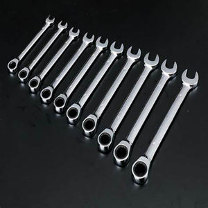 Outils à main Clé à cliquet Un ensemble <span class=keywords><strong>de</strong></span> clés Anneau d'engrenage Chrome Vanadium Combinaison Clé à cliquet Ensemble d'outils - Product Image 2