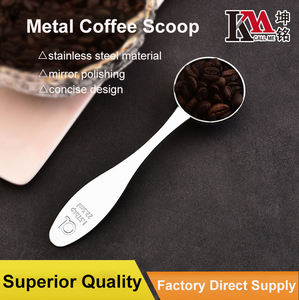LOGOTIPO personalizado Espresso Portioning Scoop Polish Coffee Bean Barista Herramienta Cuchara medidora Cocina Café Herramienta de medición - Product Image 2