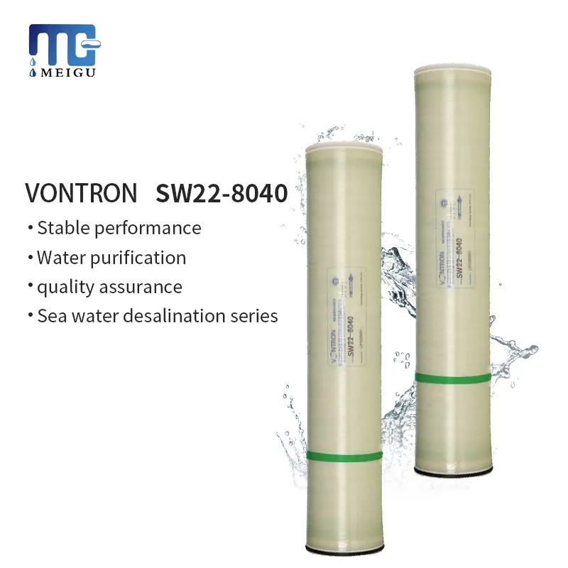 Vontron-SW22-8040 membrana Ro de agua de mar, membrana de ósomosis inversa