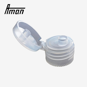 Capuchon à clapet Aman 24/410 en PP, matériau durable, anti-fuite, pour bouteilles et cosmétiques - Product Image 3