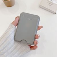 Étui de téléphone magnétique robuste en silicone avec découpe inférieure, portefeuille et porte-cartes pour iPhone et téléphones multi-marques