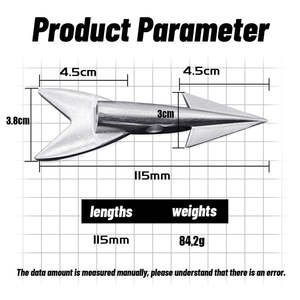 Dardo de Acero Inoxidable 316 para <span class=keywords><strong>Pesca</strong></span> Comercial, <span class=keywords><strong>Pesca</strong></span> Marina, Arpones de Aguas Profundas, <span class=keywords><strong>Arpon</strong></span> de <span class=keywords><strong>Pesca</strong></span> - Product Image 4