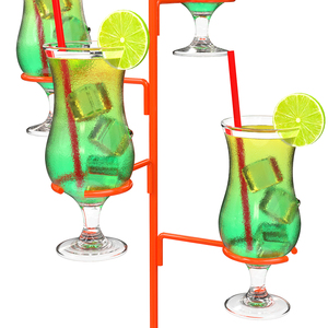 Meilleur vendeur : Support à cocktails, support à <span class=keywords><strong>champagne</strong></span> pour comptoir, support pour verres à vin, présentoir, tour à margaritas - Product Image 6