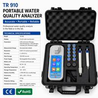 Détecteur portable de qualité de l'eau multiparamètres IoT TR910, analyseur de COD, d'ammoniac, d'azote, de phosphore total, protection IP63 élevée