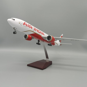 Hot Kids Toys Grande échelle 1:157 47cm Boeing 777 Air India Avions fabriqués en Chine Avions avec lumières LED et roues - Product Image 3
