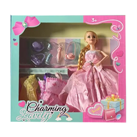 Ensemble de poupées de mode pour jeu de rôle, ensemble de poupées princesse de 11 pouces, ensemble de poupées à habiller pour filles