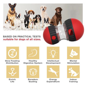 Pet oyuncaklar yeni gelenler toptan düşük fiyat köpek oyuncak silikon ısırılmış oyuncak köpekler kaçak gıda topu - Product Image 4