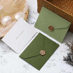 Juego de Sobres y Tarjetas de Felicitación Retro OEM, Personalizadas para Publicidad, Invitaciones Comerciales, Material Reciclado - Product Image 2