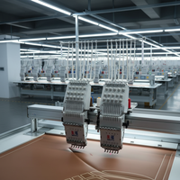 Nouvelle machine à coudre et à broder CNC informatisée 2 en 1 à double aiguille, point surjet pour sièges de voiture, design d'intérieur, ameublement