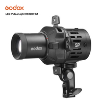Lampu Video LED Full Color Rs100r K1 Set 100w RGB Warna-warni Bowens Mount Fill Light Untuk Fotografi Film dan Televisi
