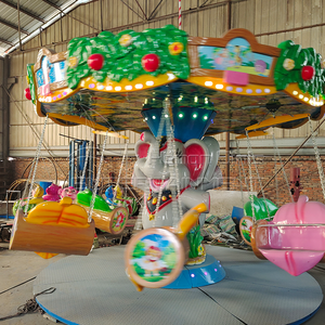 Hermoso y popular Columpio de árbol eléctrico Rosa popular, entretenimiento para niños, paseo en silla voladora de lujo a la venta - Product Image 1