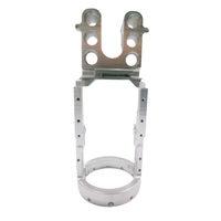 Cadre en alliage d'aluminium Ballwey argenté, usinage CNC 5 axes de précision, 90x150mm, certifié ISO9001, usinage OEM/ODM accepté