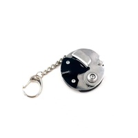 Poche Pliant Mini couteau Pièce Forme Paquet Gadget Multi Outil EDC Couteau Ouvre Ouvert Utilitaire Camping En Plein Air Colis Boîte Gear