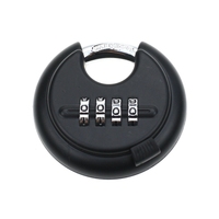 YH1808 combinaison de disque rond réarmable extérieure combinaison à 4 chiffres mot de passe cadenas de disque