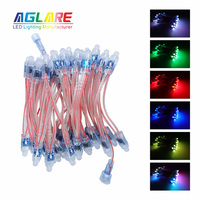 Vente directe d'usine décoration extérieure numérique LED guirlande lumineuse 12mm WS2811 1903 IC couleur Module lumière Pixel lumière