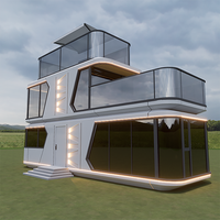 Maison Capsule Modulaire de Luxe en Panneaux Sandwich d'Acier pour Hôtels, Villas, Projets Scolaires, Resorts – Options Mobiles Personnalisables Préfabriquées et Gain de Place