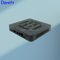 Boîtier PC Mini-ITX à épaisseur variable, conception personnalisée en usine, boîtier de bureau Mini-ITX, Mini-PC en aluminium extrudé en stock DM82