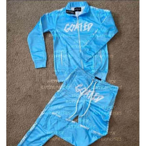 Conjunto de ropa deportiva para correr de 100% algodón para hombre, sudaderas con capucha para gimnasio, chándal de entrenamiento a la venta para deportes de invierno - Product Image 5