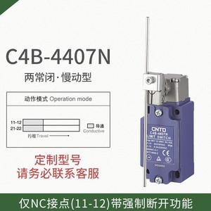 Microinterruptor Eléctrico CNTD Changde C4B-4107N y C4B-4117N con 10A Máx. Varilla Metálica Larga Actual - Product Image 4