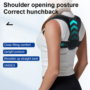 อุปกรณ์พยุงหลังคุณภาพสูง ปรับได้ น้ำหนักเบา พกพาสะดวก เป็นมิตรกับสิ่งแวดล้อม เหมาะสำหรับมืออาชีพ ใช้ได้ทั้งที่บ้าน ที่ทำงาน และเล่นกีฬา ช่วยพยุงหลังส่วนบนและกระดูกไหปลาร้า - Product Image 4