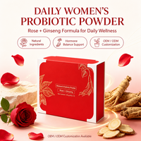 Poudre d'extraits végétaux pour femmes OEM ODM Marque privée Vente en gros Baies de Goji Mûre Pétales de Rose pour la santé féminine