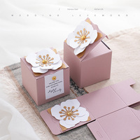 Geschenke Lagerung Papier boxen Anpassung Wir können Ihr Logo auf dieser rosa kreativen Party Schokoladen verpackungs boxen für die Hochzeit drucken