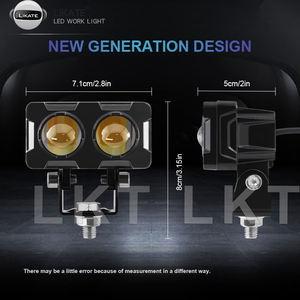 Luz antiniebla Led para motocicleta de fábrica LKT, luz antiniebla de conducción, lente de foco auxiliar, Motor eléctrico superbrillante, lámpara antiniebla de conducción - Product Image 5