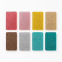 Feuille acrylique pailletée, panneau décoratif de couleur douce pour la fabrication de bijoux, accessoires pour cheveux et plateaux