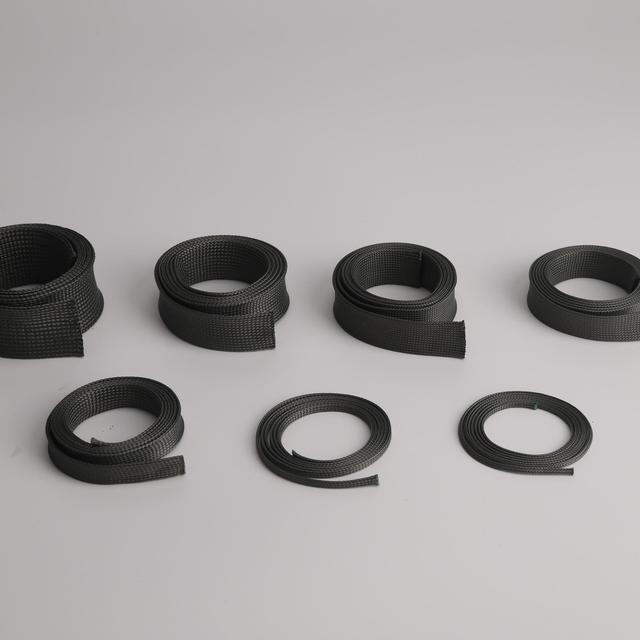 New Design Polyester Open Braided Sleeving for Flexible Cable Protection with high quality
