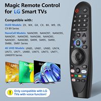 Control Remoto de Repuesto Compatible con LG Magic Smart TV AKB75855501, Control Remoto Universal para Smart TVs 2018-2025 con Voz