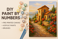 Peinture à l'huile par numéros DIY, décoration murale moderne européenne faite à la main, taille personnalisable, pour enfants et adultes, vente en gros