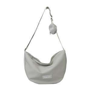 Sac à bandoulière Oxford décontracté de grande capacité pour femmes de haute qualité, inspiration Ins, fermeture éclair inclinée japonaise, tendance - Product Image 6