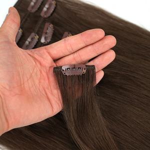 Extensions de cheveux humains vierges Remy indiens blonds mélangés à double tirage, à clipser, longueur 10-30 pouces, marque Amygirl, vente en gros directe usine - Product Image 5