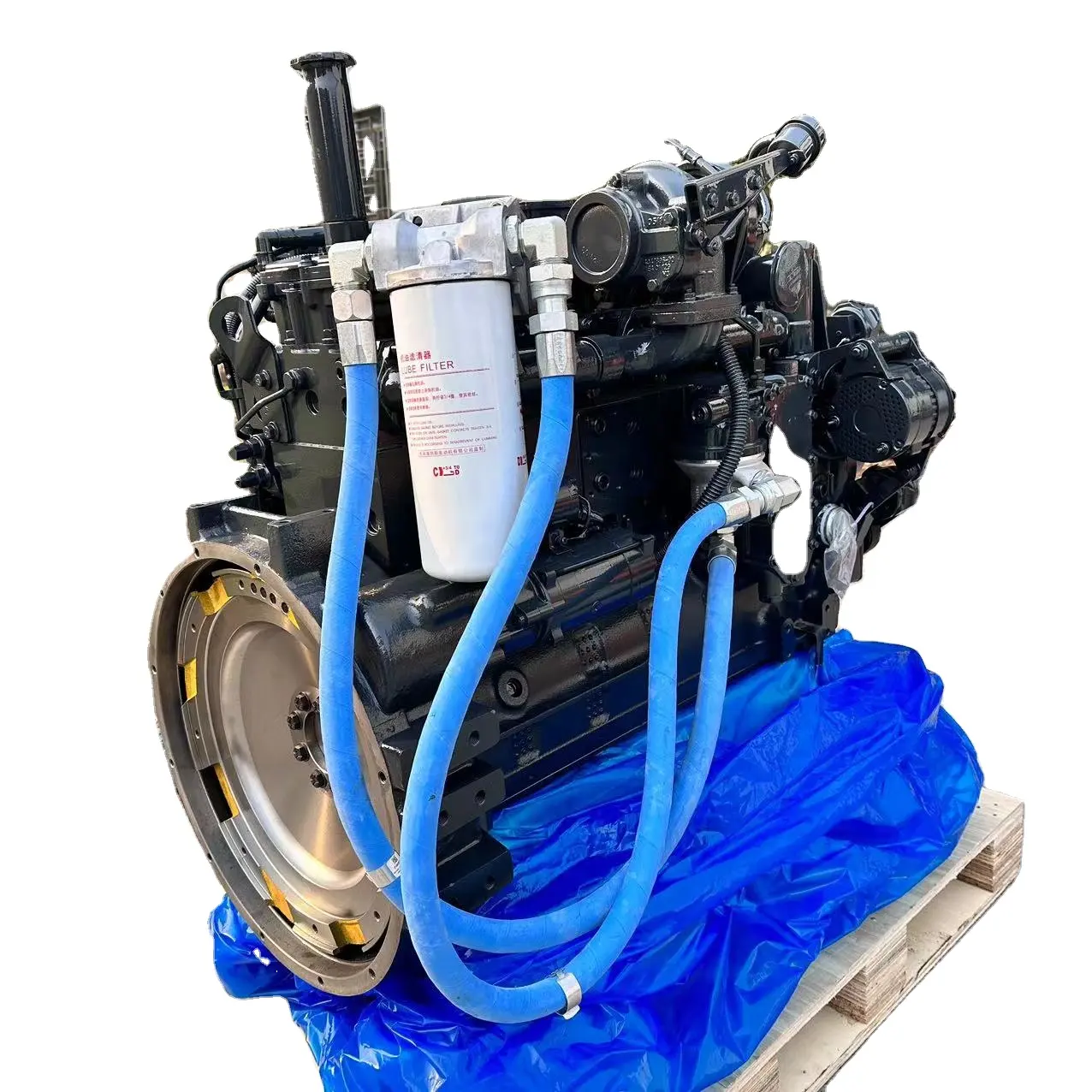 Orijinal Pc200-8 240-8 ekskavatör dizel Motor Saa6d107e-3 Motor tertibatı elektrikli Start dizel Motor için Komatsu