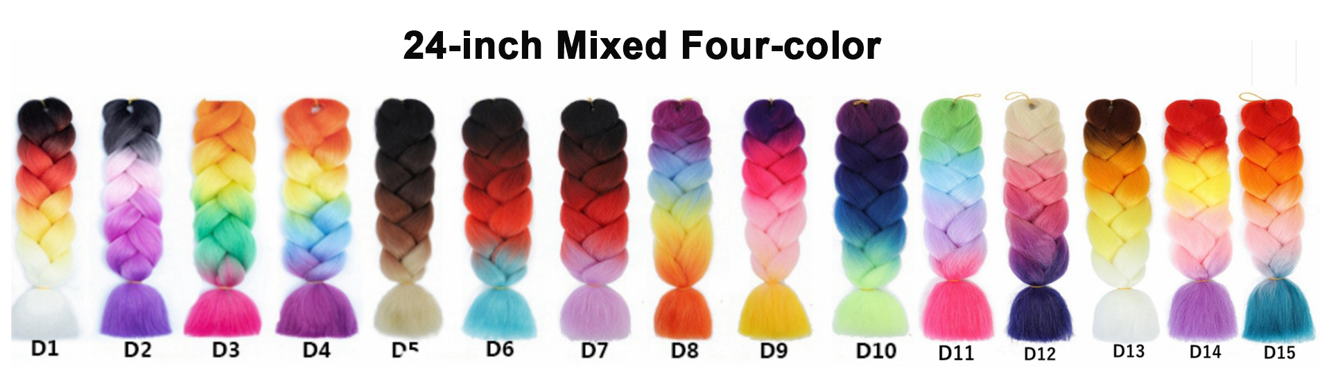 24-inch Mixed Four-color