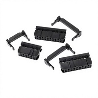 Connecteur de câble ruban IDC 22P, pas de 2,54 mm, fiche femelle à sertir pour câble plat