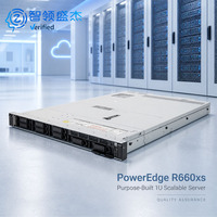 Edge Computing R660xs R660 R650 Compact 1U Form Factor Dual Processor Hot Swap Bays Low Latency 1U Industrial Server.