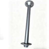 Pieds de table pour camping-car, OEM ODM, installation facile, conception anti-desserrage, résistants aux chocs, pour table de salle à manger de camping-car, yacht, bateau