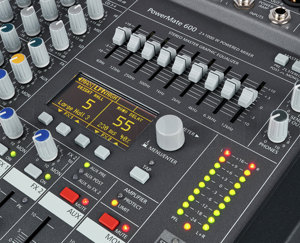 Console de mixage <span class=keywords><strong>audio</strong></span> professionnelle 1000W PowerMate PM600-3 avec effets DSP doubles, amplificateur de mixage stéréo 6 canaux, contrôleur DJ pour scène - Product Image 4