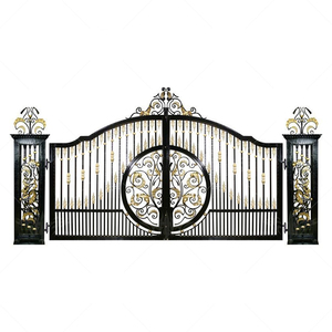 Porte <span class=keywords><strong>en</strong></span> <span class=keywords><strong>fer</strong></span> forgé <span class=keywords><strong>en</strong></span> aluminium de fabrication directe, design de <span class=keywords><strong>portail</strong></span> de cour, portes simples, porte principale extérieure, <span class=keywords><strong>prix</strong></span> de la porte <span class=keywords><strong>en</strong></span> <span class=keywords><strong>fer</strong></span> - Product Image 6