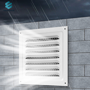 <span class=keywords><strong>Rejilla</strong></span> de Ventilación de Acero Inoxidable, Cubierta Impermeable para Campana Extractora, <span class=keywords><strong>Rejilla</strong></span> de Salida de Ventilación para Uso en Paredes Exteriores de Oficinas y Hogares - Product Image 2