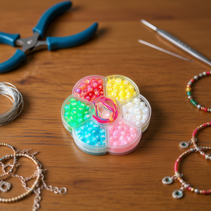 Set di perline ILAN 10x10 cm colorate per la creazione di gioielli - Product Image 3